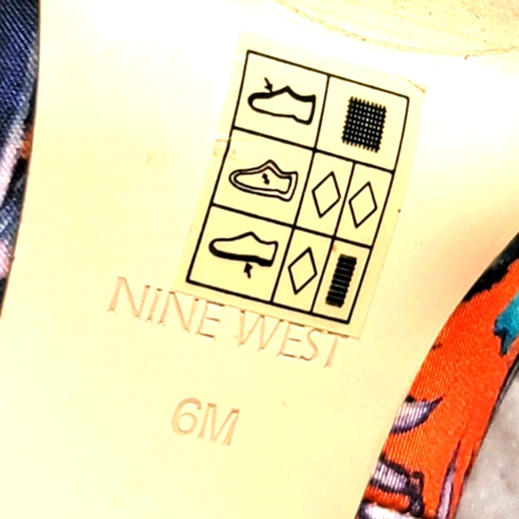 Nine West Moyen Women's Pointed Toe Floral Pumps Size 6 M - Picture 13 of 13